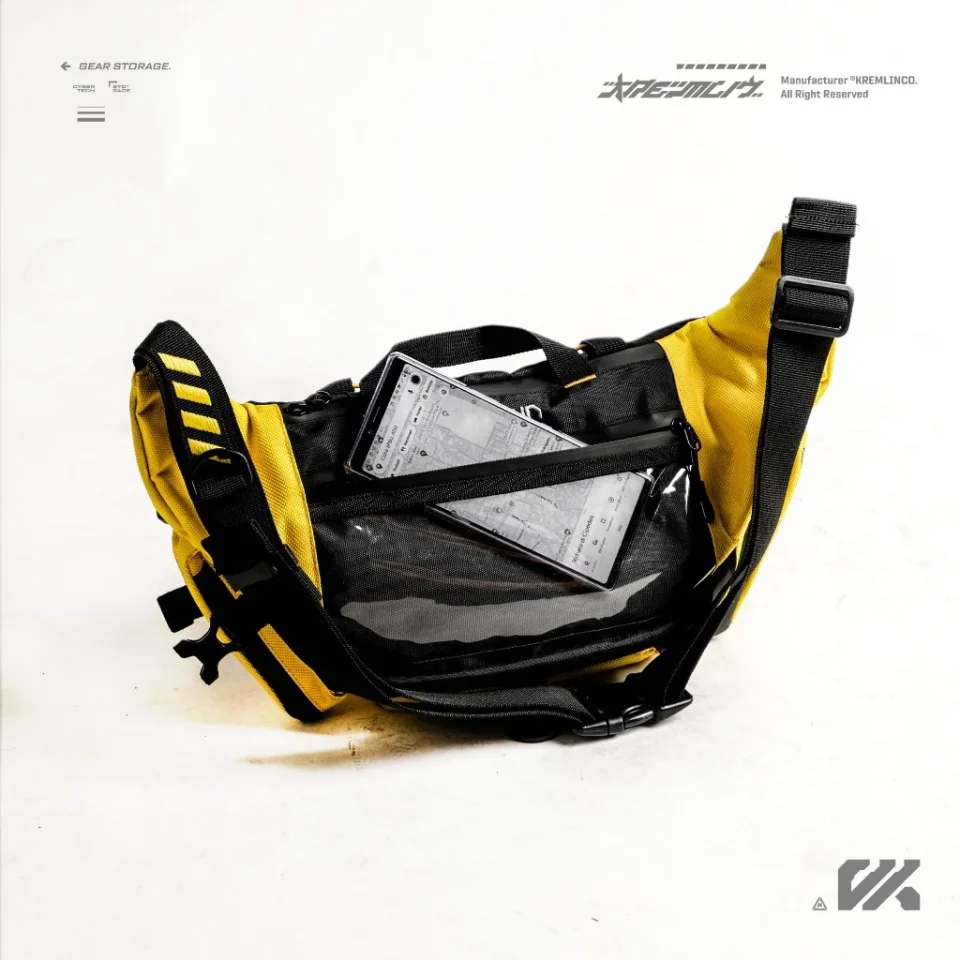 KREMLIN Waistbag Double Strap Sling Bag - CYRAX YELLOW image 3