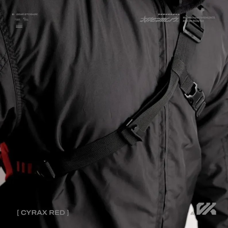 Kremlin Cyrax Waistbag Double Strap Sling Bag - Red image 4