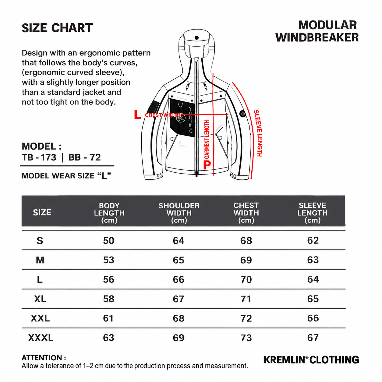 KREMLIN Jacket Modular Windbreaker Gorpcore - 4 Colors - AIRLOCK image 6