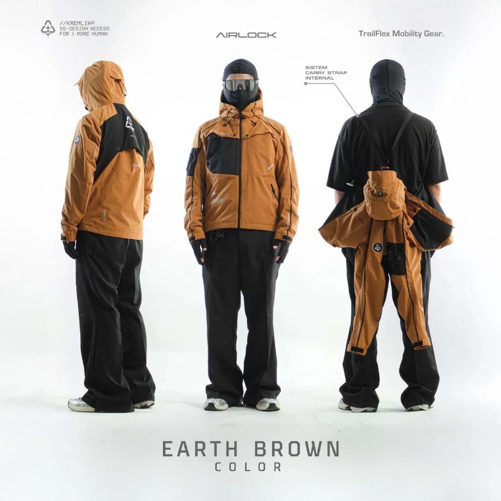 KREMLIN Jacket Modular Windbreaker Gorpcore - 4 Colors - AIRLOCK image 5