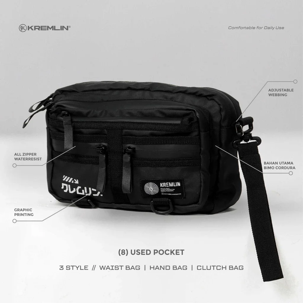 Kremlin Taka - Slingbag Waist Bag 3 Styles Original