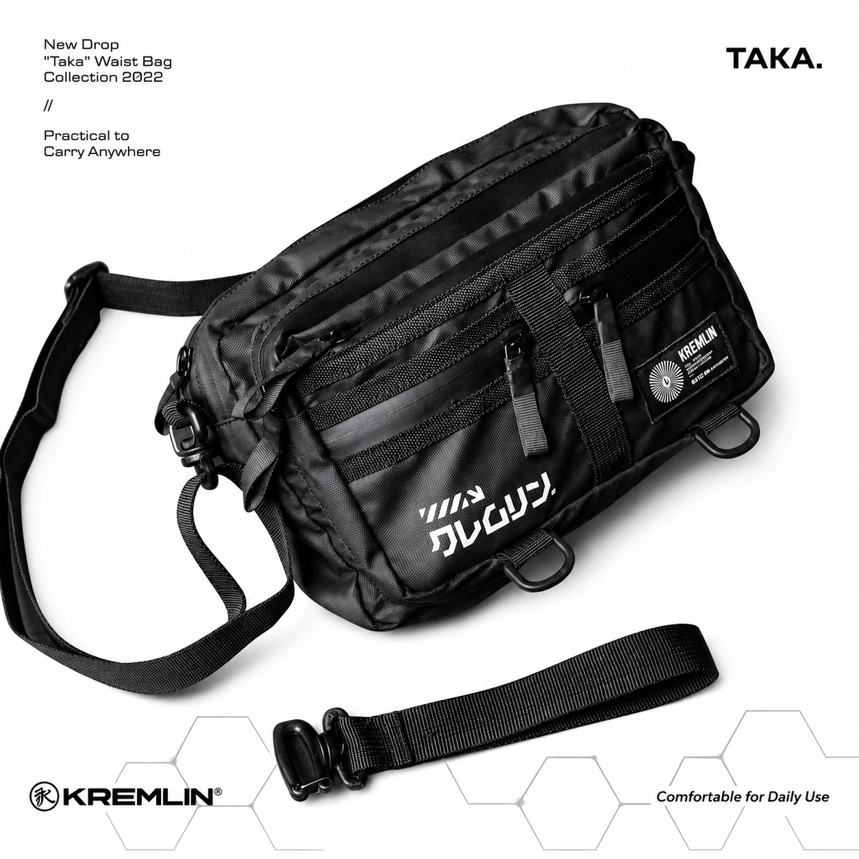 Kremlin Taka - Slingbag Waist Bag 3 Styles Original image 6