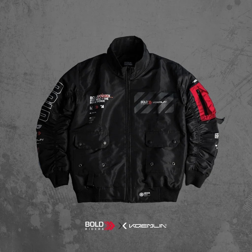 Kremlin X Bold Riders - Bold Vortex Bomber Jacket image 2