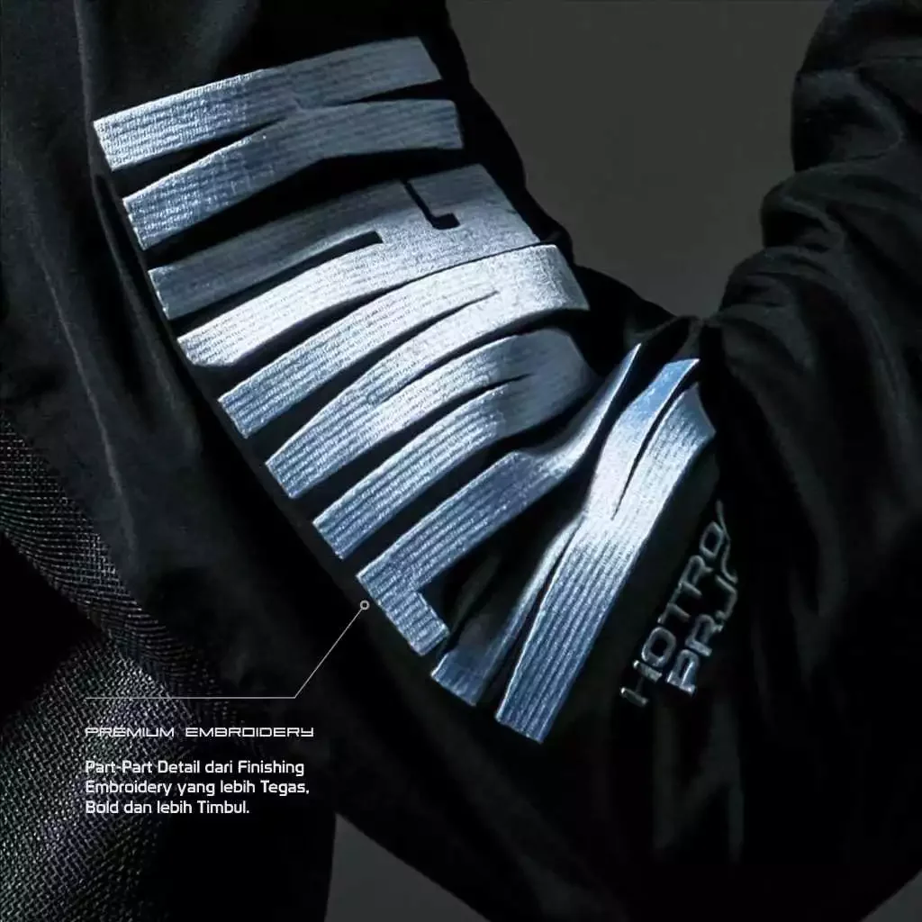 Kremlin Metacrush V2 - Black Biker Cyberpunk Motorcycle Jacket image 3