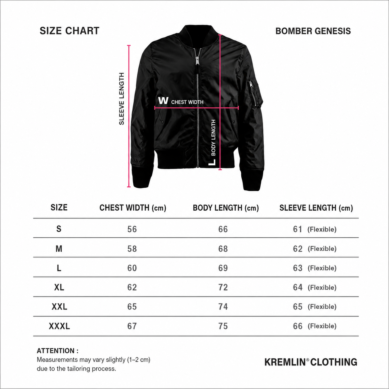 Kremlin Genesis - Bomber Jacket Black image 6