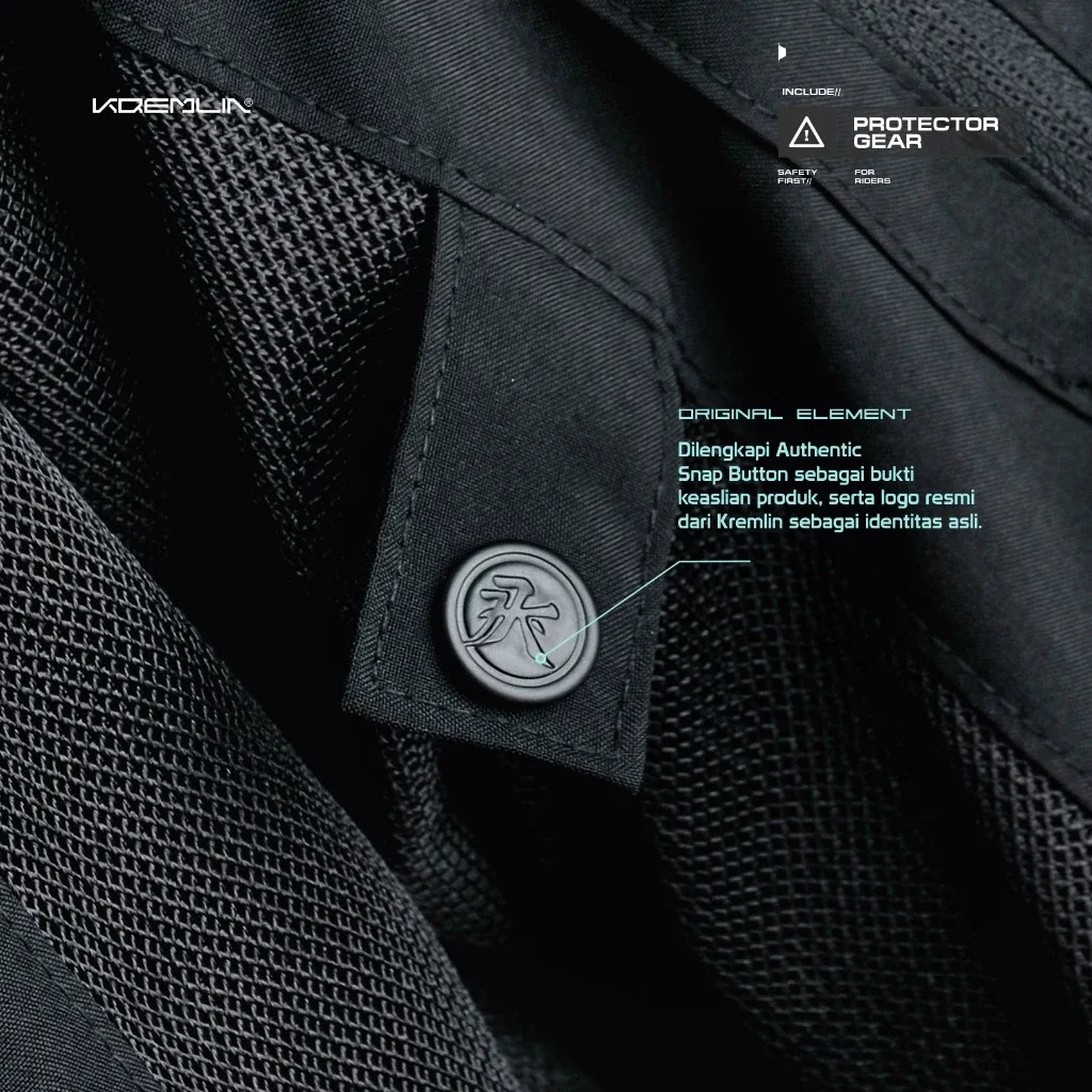 Kremlin Omega - Modular Biker Outdoor Cyber jacket Black image 8