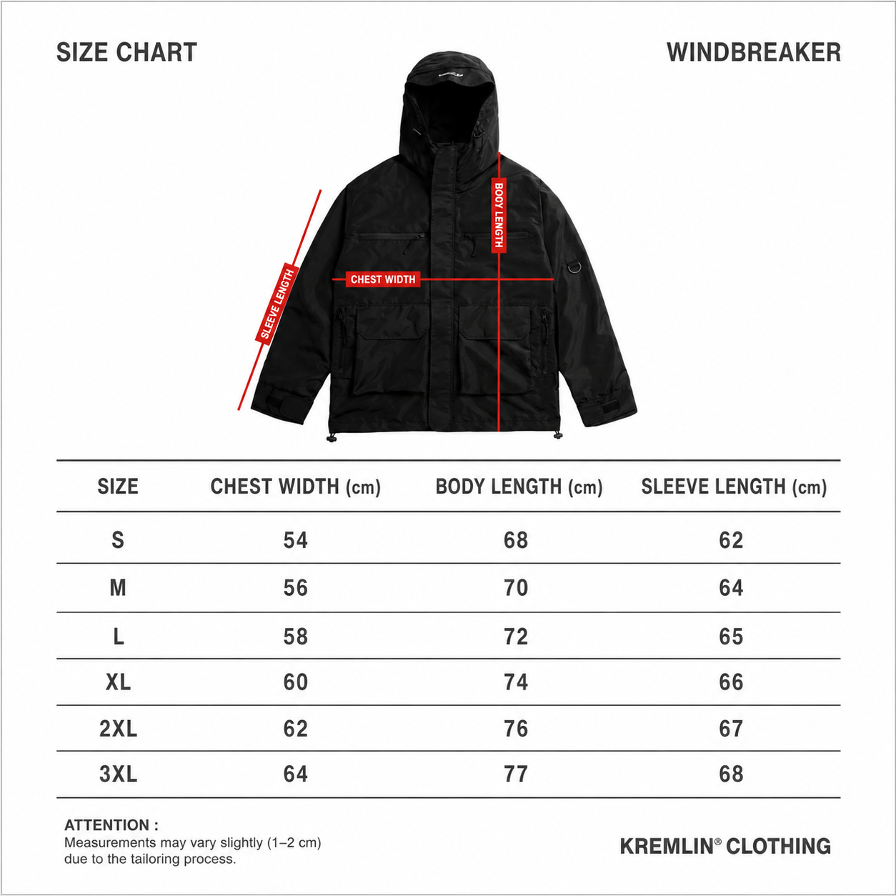 Kremlin Skyrush - Windbreaker Track Jacket Multifunctional Outerwear image 6