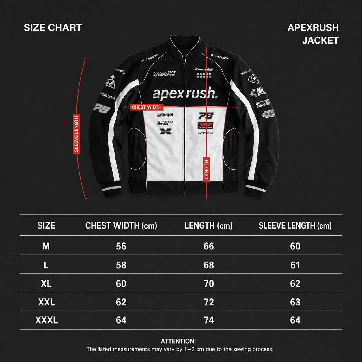 Kremlin X Mld Spot Apex Rush - Biker Jacket image 5