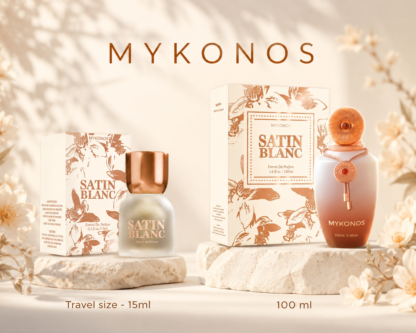 Mykonos - Satin Blanc Extrait de Parfum 15ml & 100ml