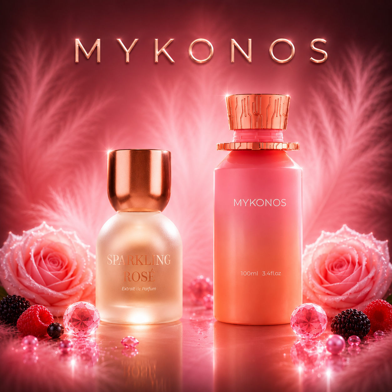 Mykonos - Sparkling Rosé Extrait de Parfum 15ml & 100ml