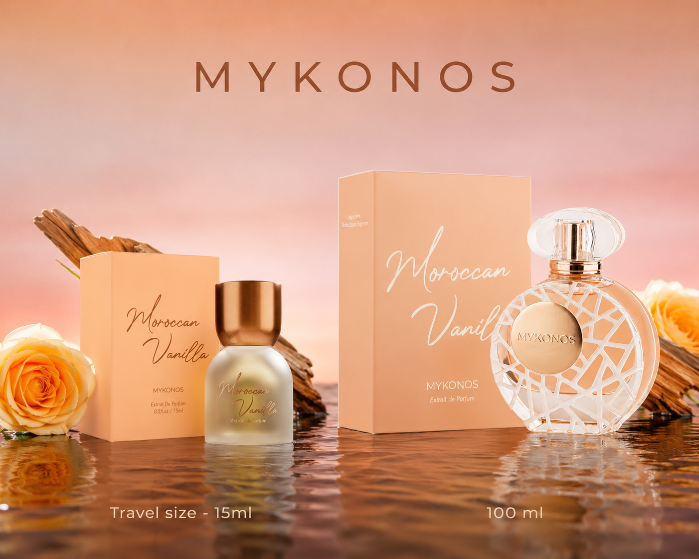 Mykonos - Moroccan Vanilla Extrait de Parfum 15ml & 100ml