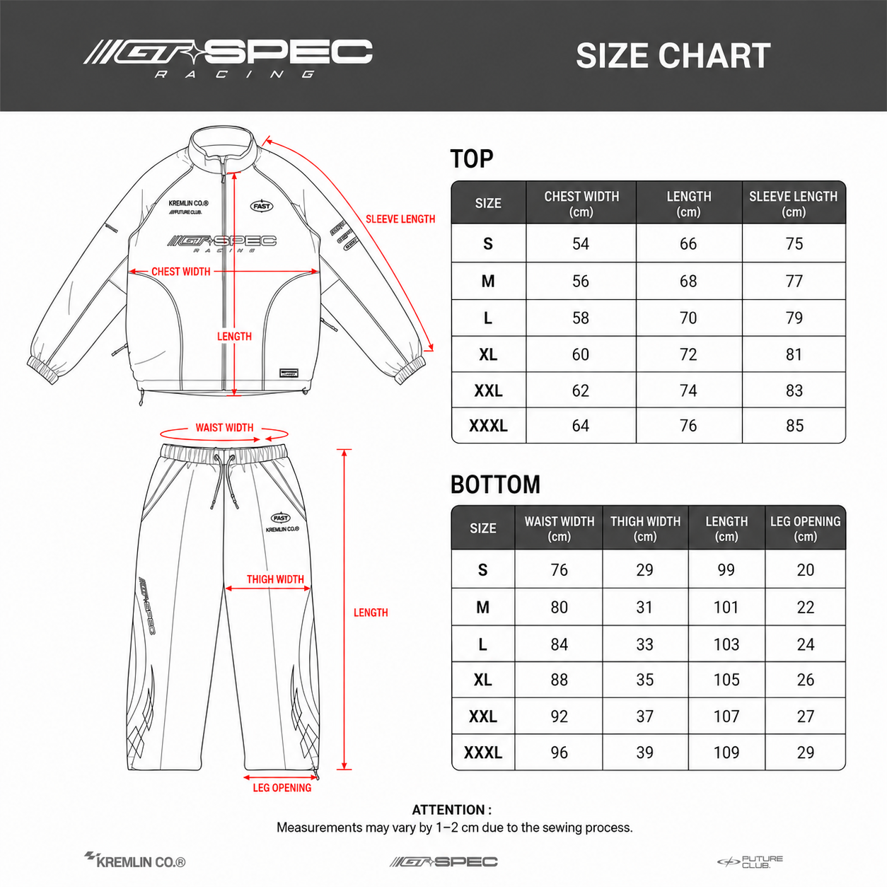 Kremlin Gt-spec - Tracksuit Oneset - Black image 5