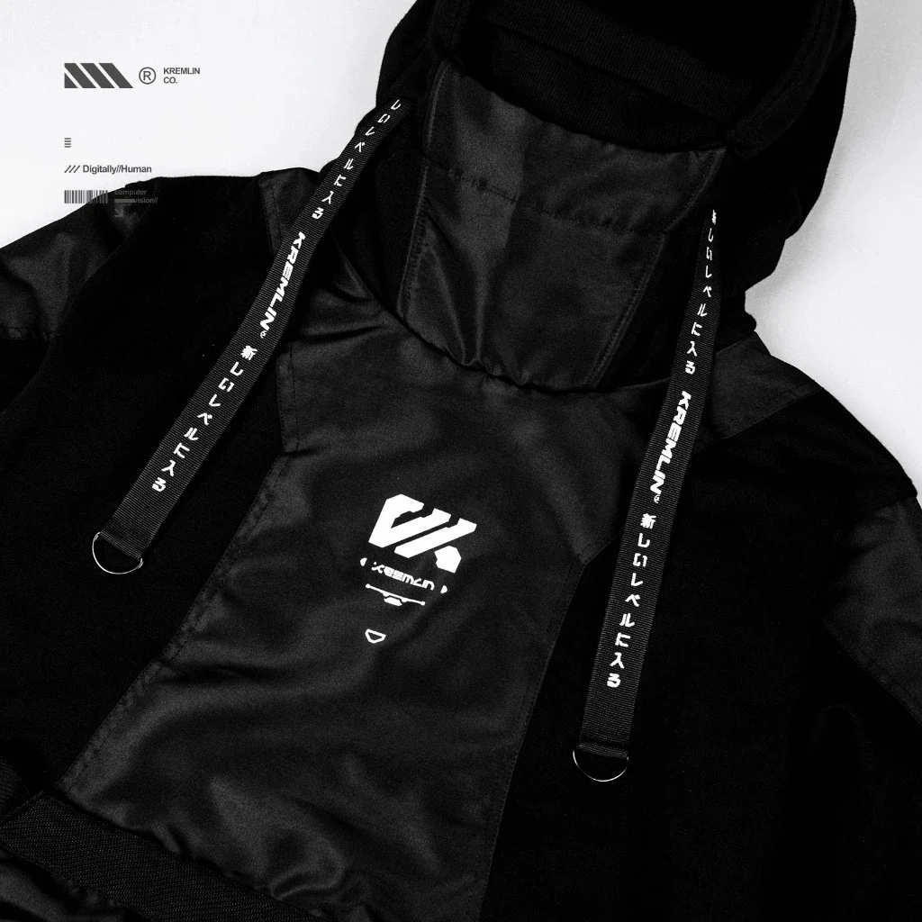 Kremlin Hayabusa - Cyber techwear Pullover Hoodie image 3