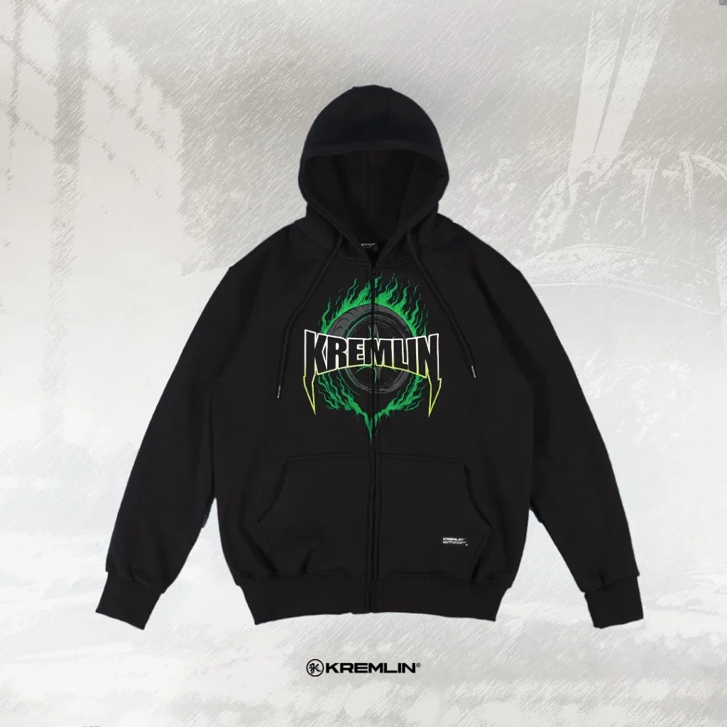 Kremlin Pumpkin - Zipper Hoodie Halloween Racing image 2
