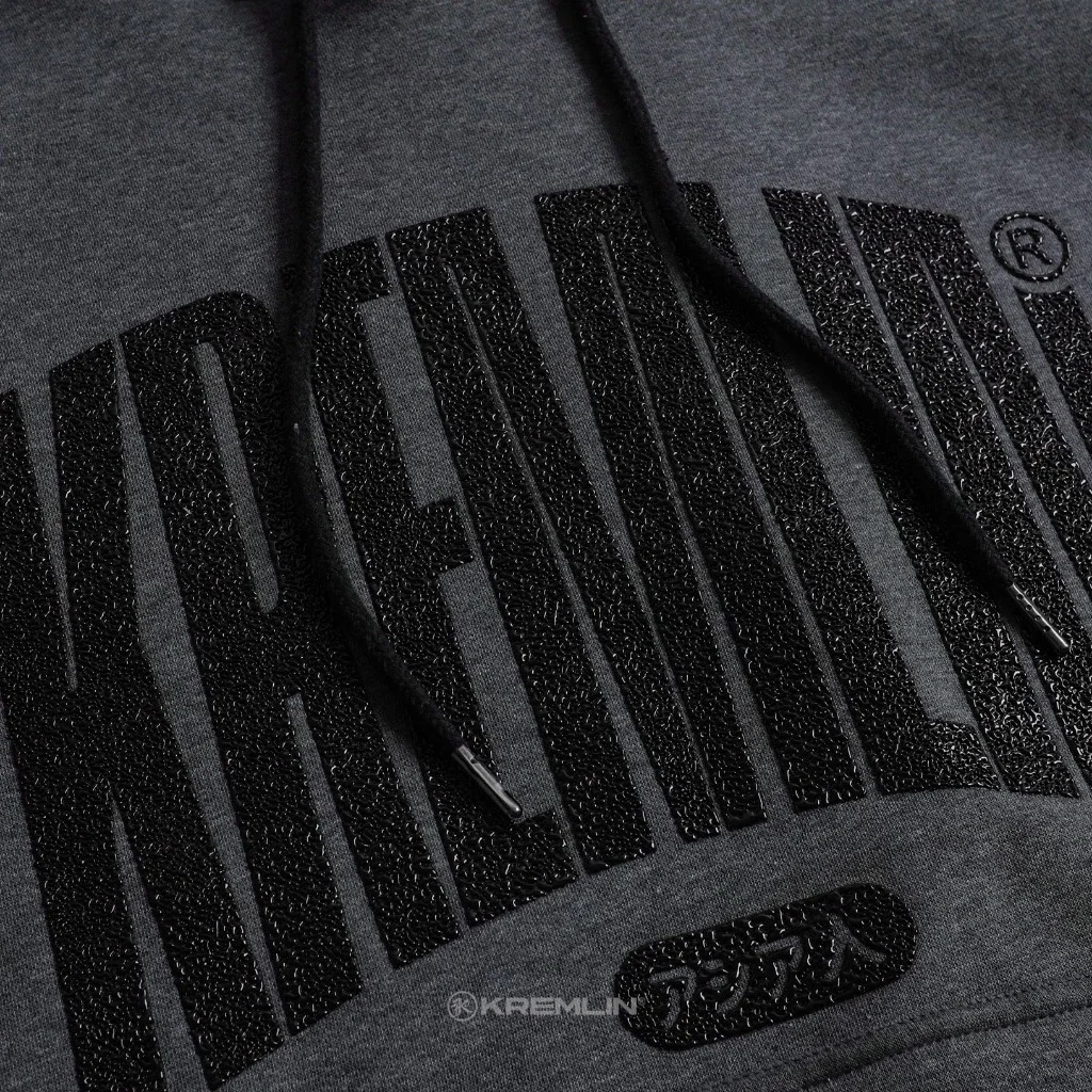 Kremlin Surge - Pullover Hoodie Typo Graphic Hd Caviar image 3