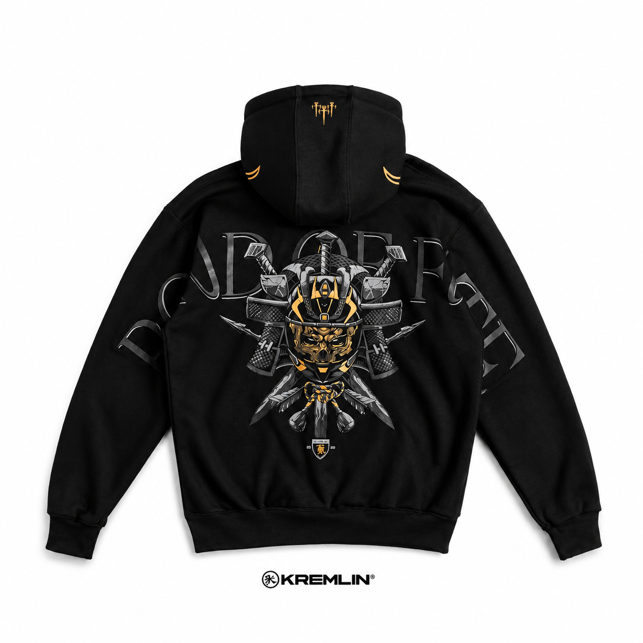 Kremlin Ghost - Zipper Hoodie Ironhorse Series Black