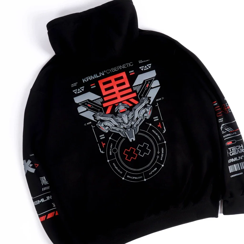 Kremlin Crimson - Cybernetic Pullover Hoodie image 3