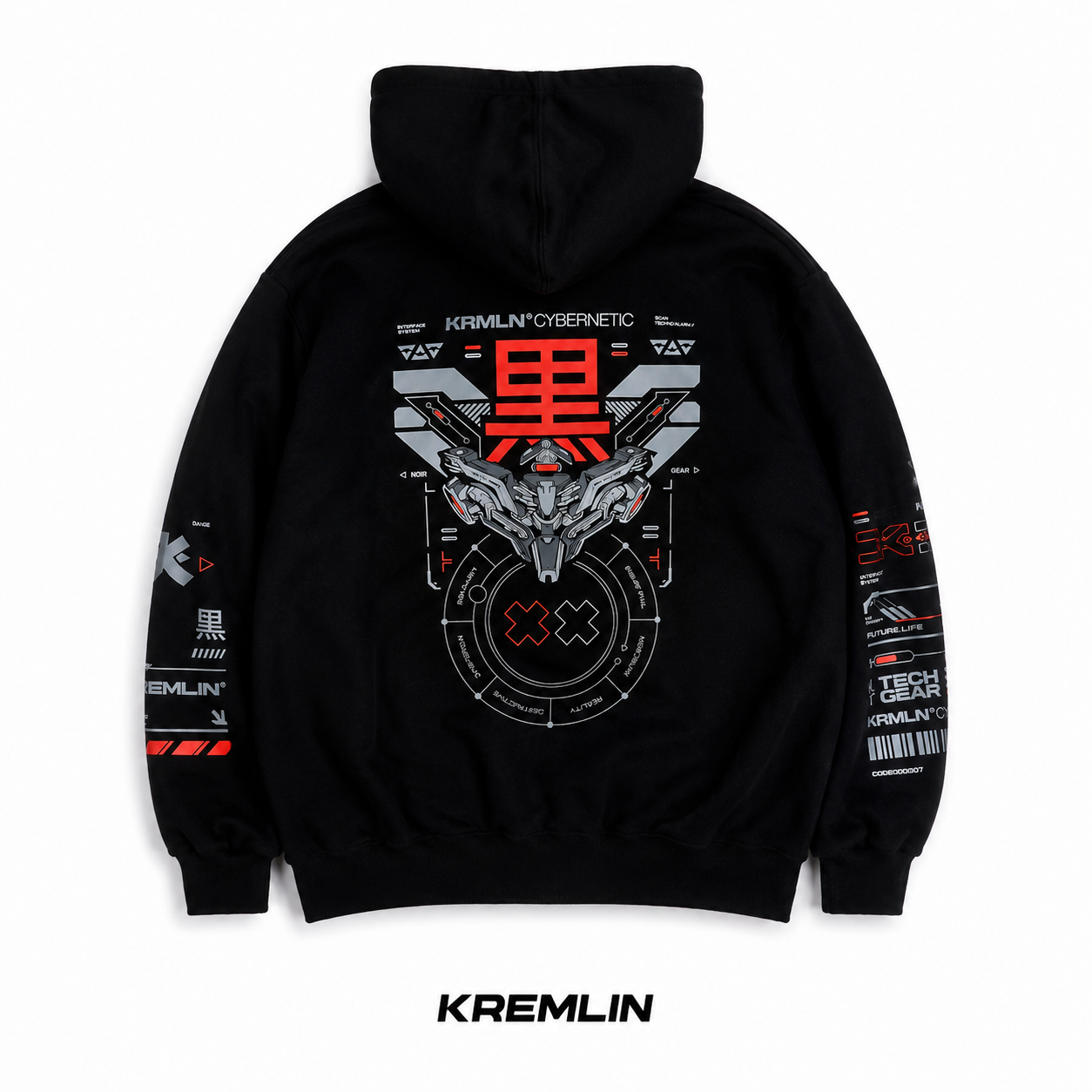Kremlin Crimson - Cybernetic Pullover Hoodie