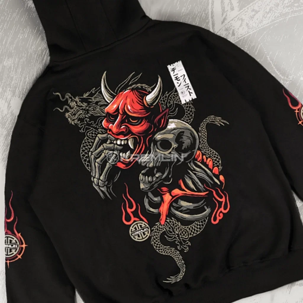 Kremlin Grimask - Pullover Hoodie Mythology Revival Black image 3