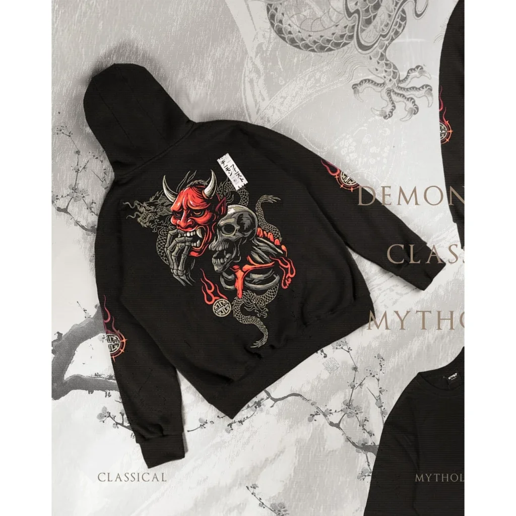 Kremlin Grimask - Pullover Hoodie Mythology Revival Black image 5