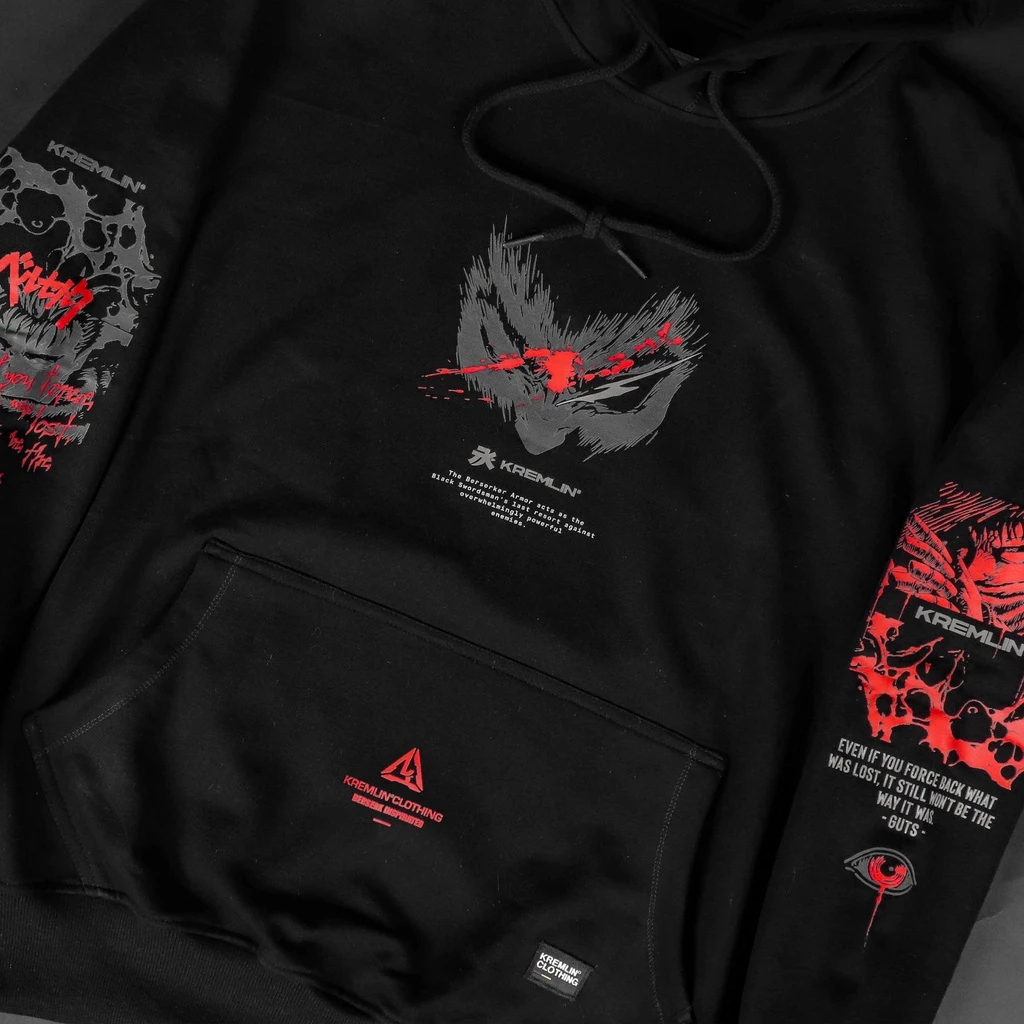 KREMLIN Berserker - Anime Pullover Hoodie image 3