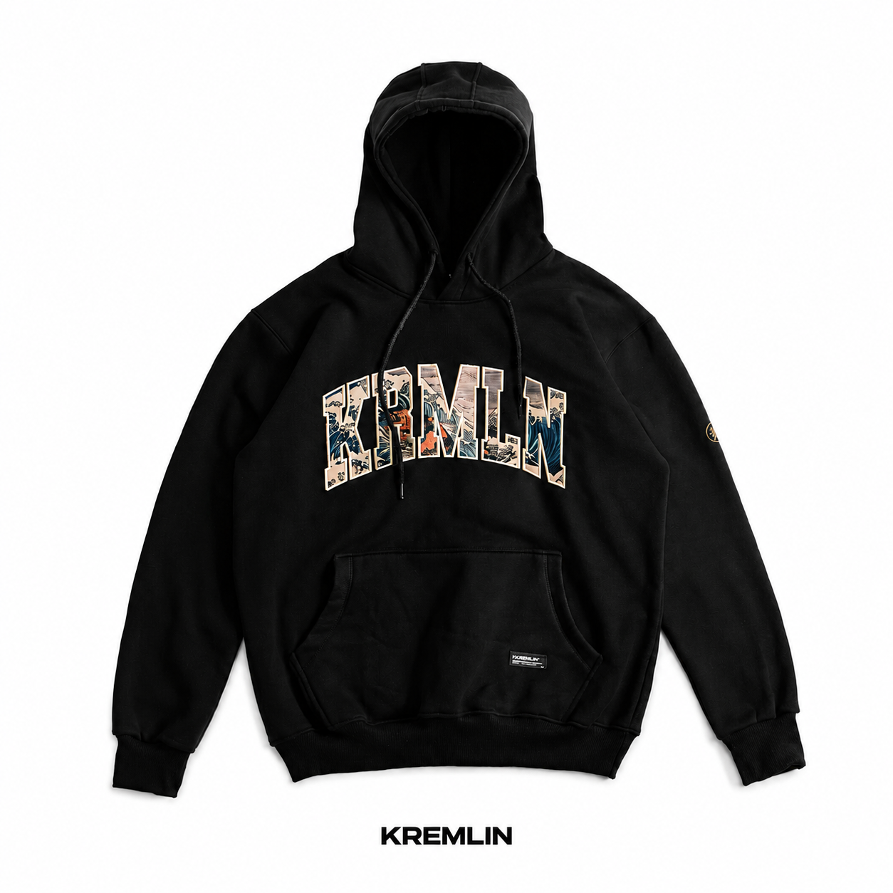 Kremlin Paw - Pullover Hoodie Typo Graphic Embroidery