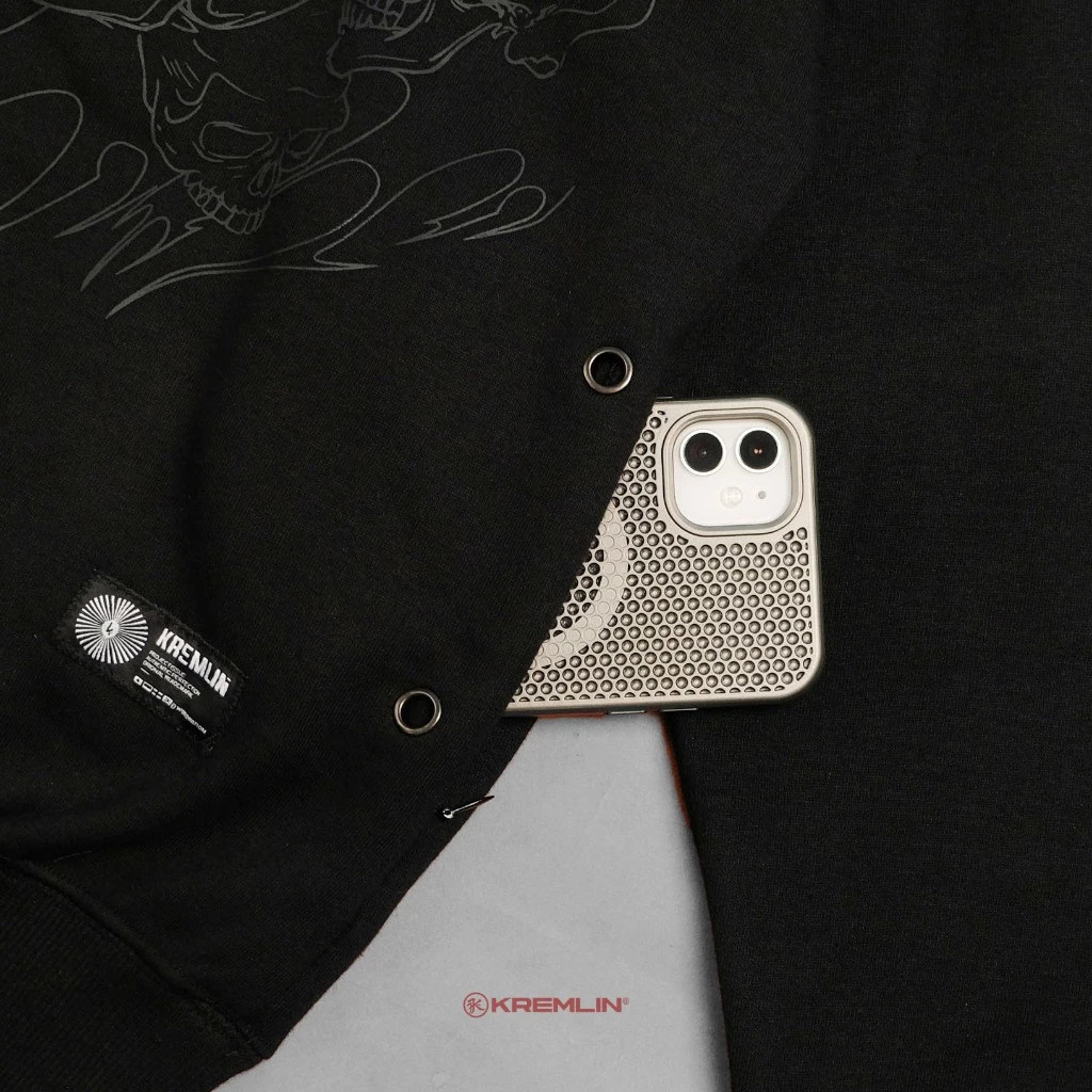 Kremlin Griffith - Pullover Hoodie High Neck Black image 6