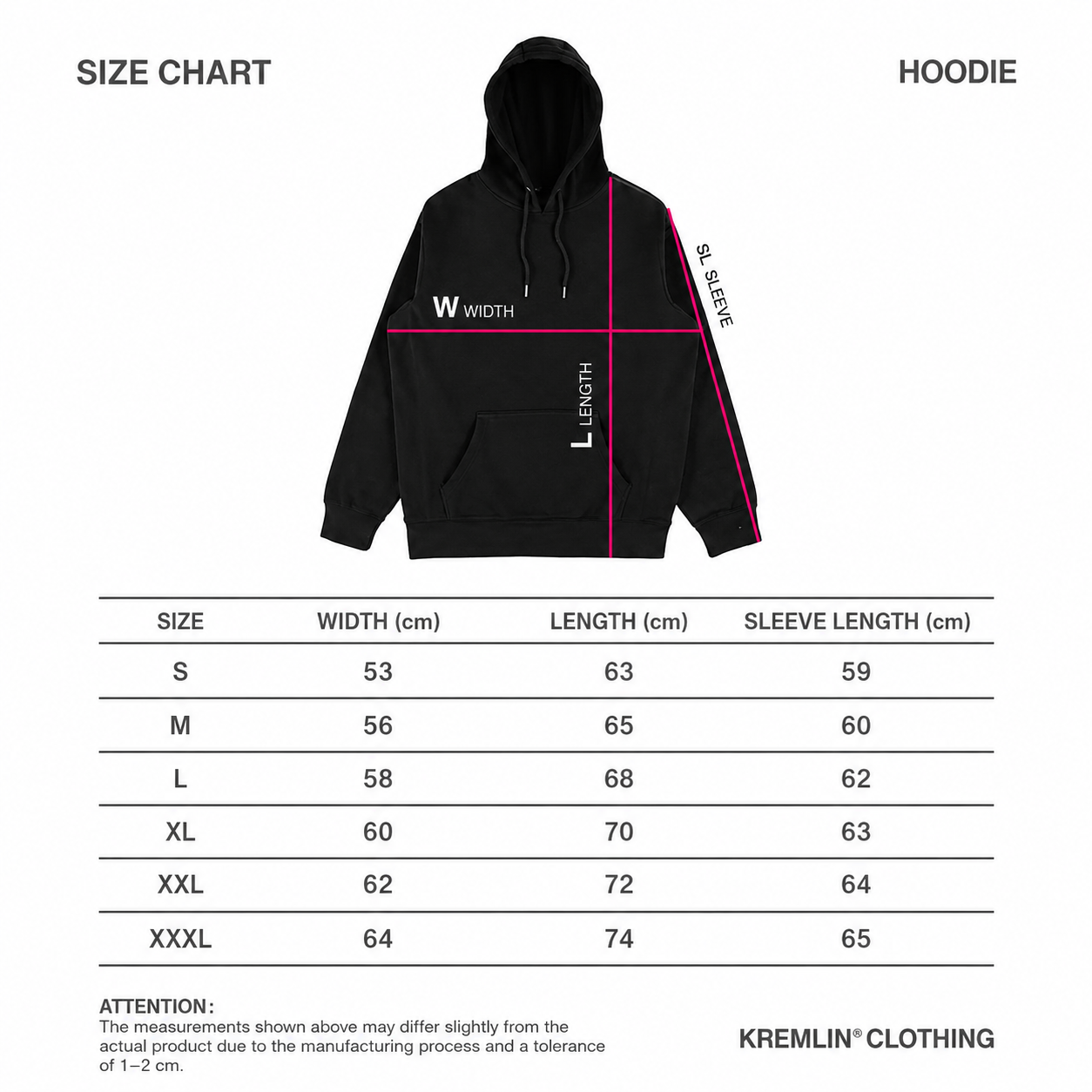 Kremlin Griffith - Pullover Hoodie High Neck Black image 7