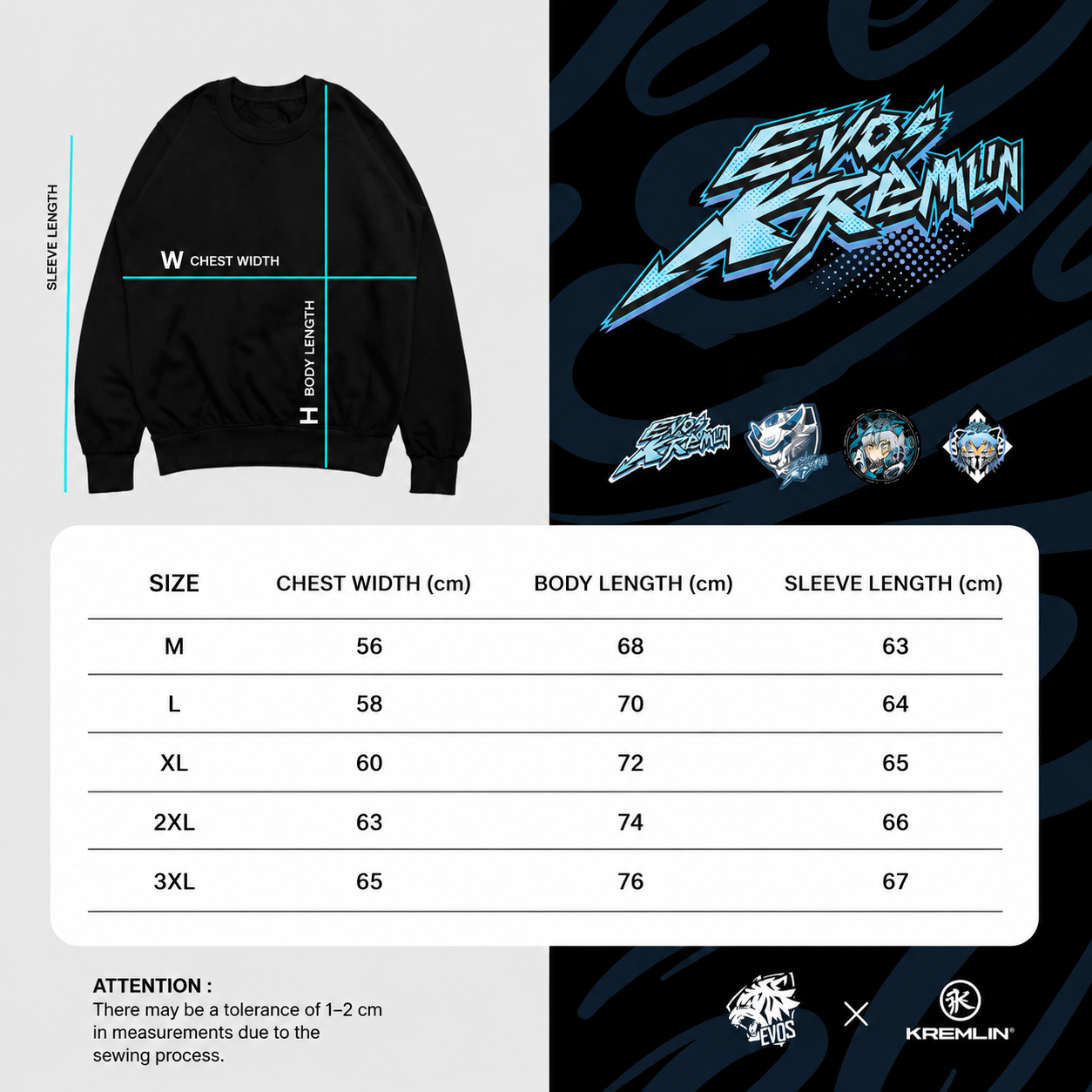 Kremlin X Evos | Nexus - Crewneck Sweatshirt image 4