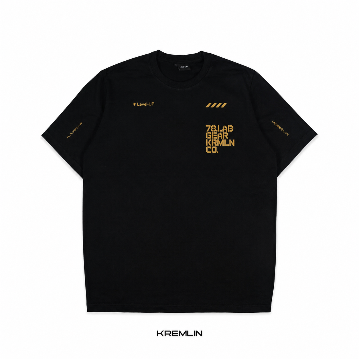 Kremlin District - Regular Graphic Industrial Black T-shirt