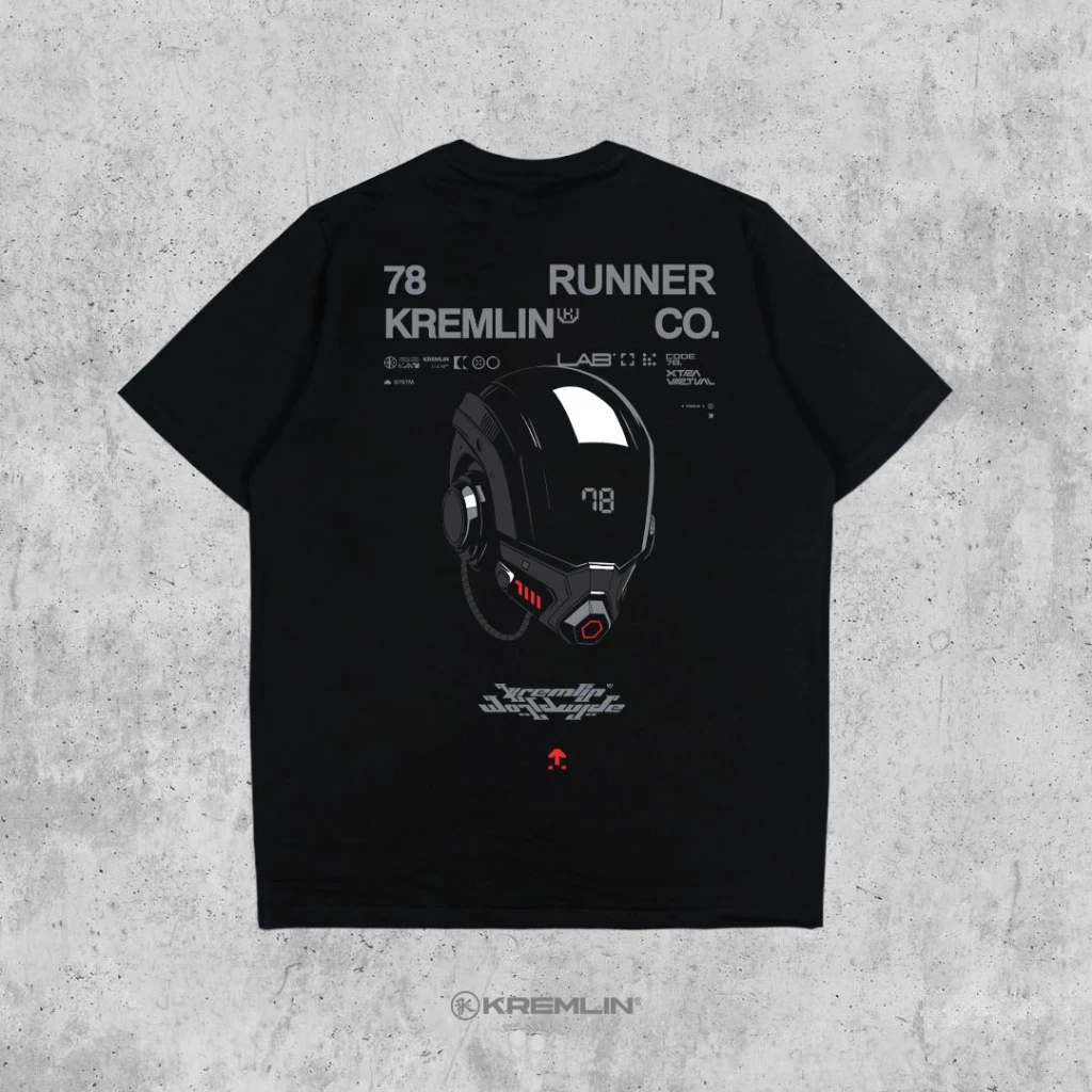 Kremlin Netrun - T-shirt Regular Graphic Shirt Cyber black image 5