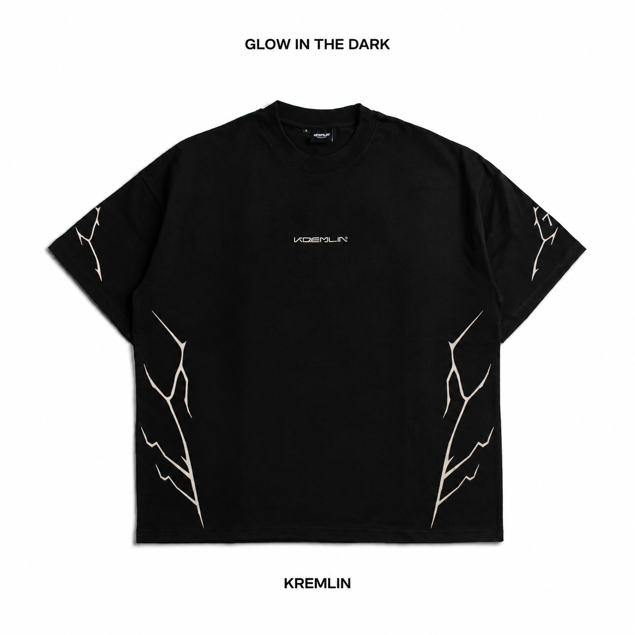 Kremlin Level Up - T-shirt Boxy Os Fit Glow In The Dark Black