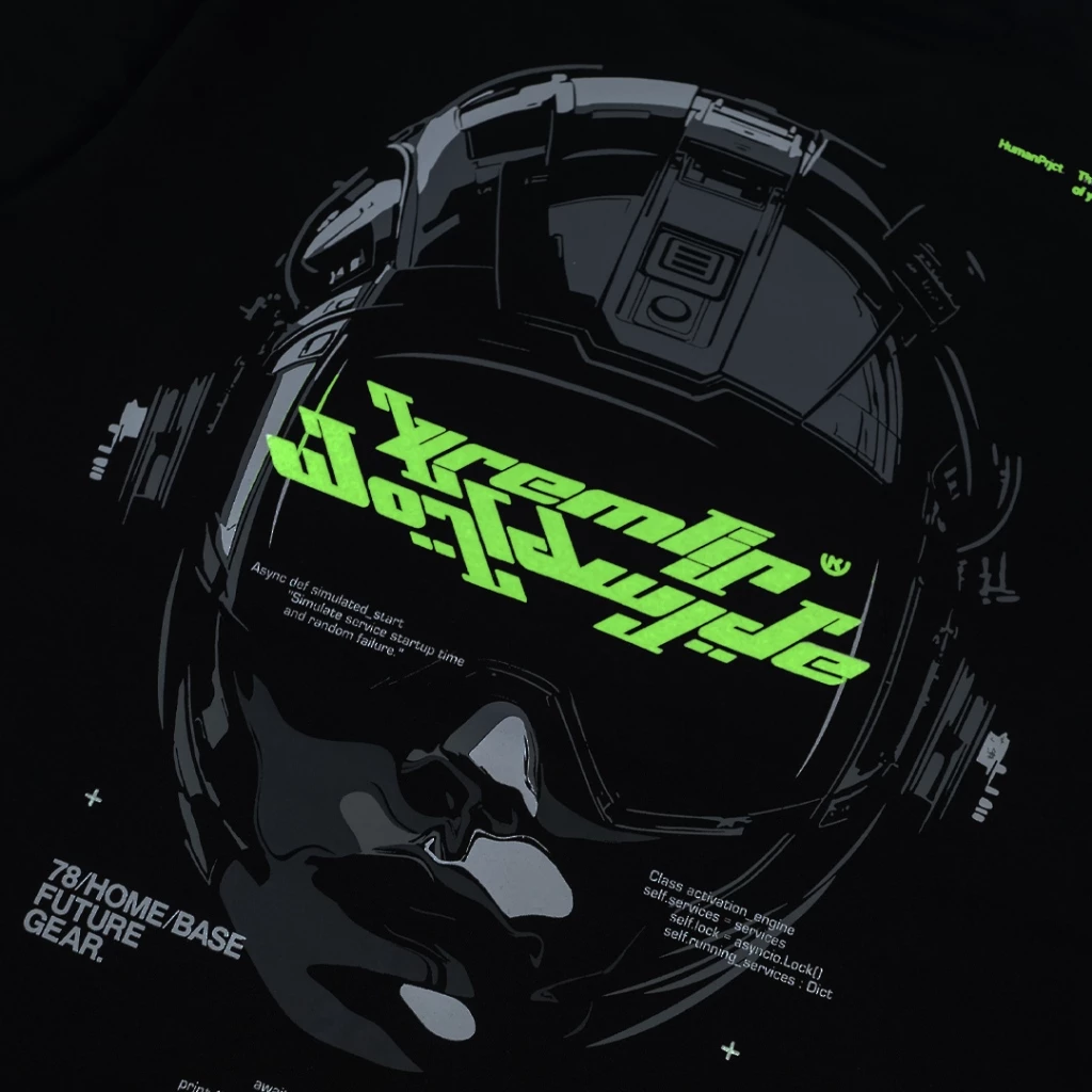 Kremlin Simulation - T-shirt Regular Cyber graphic Glow In The Dark image 3