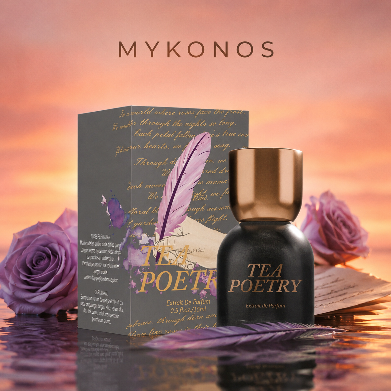 Mykonos - Tea Poetry Extrait de Parfum 15ml (Travel Size)