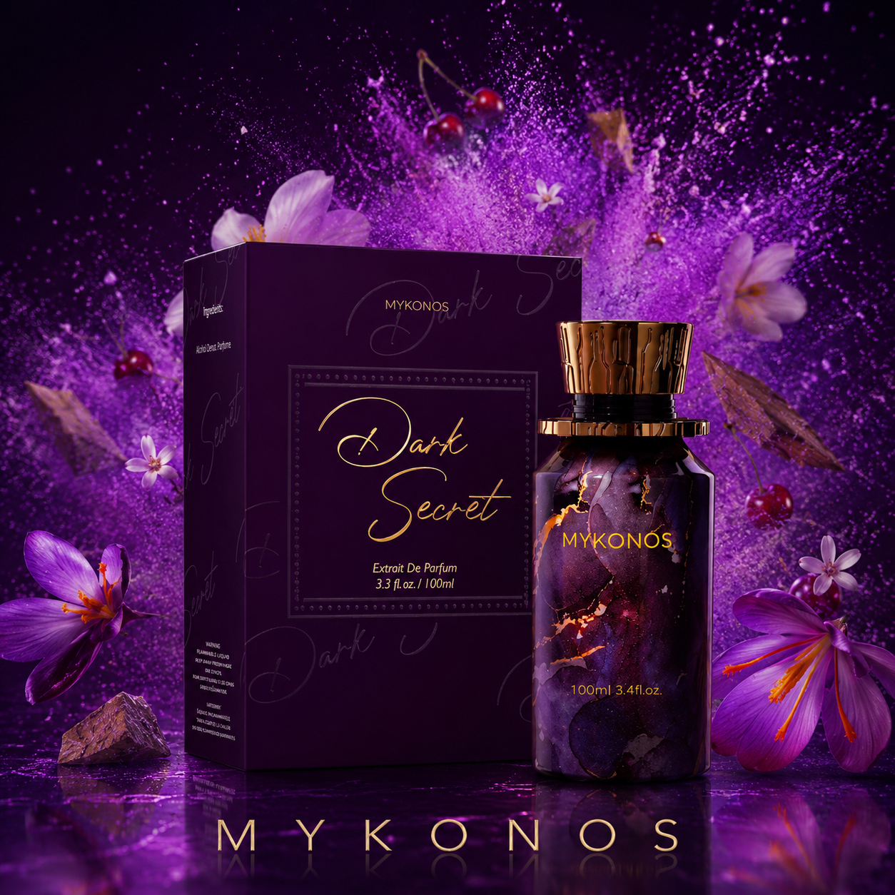 Mykonos - Dark Secret Extrait de Parfum 100ml