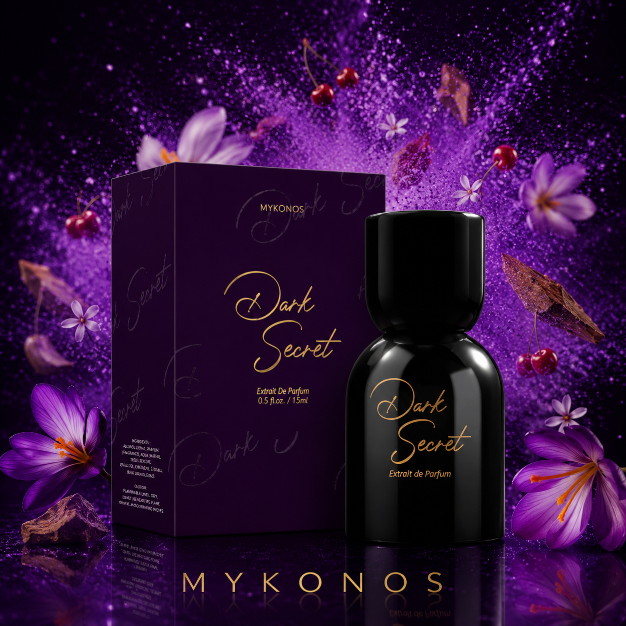 Mykonos - Dark Secret Extrait de Parfum 15ml & 100ml image 4