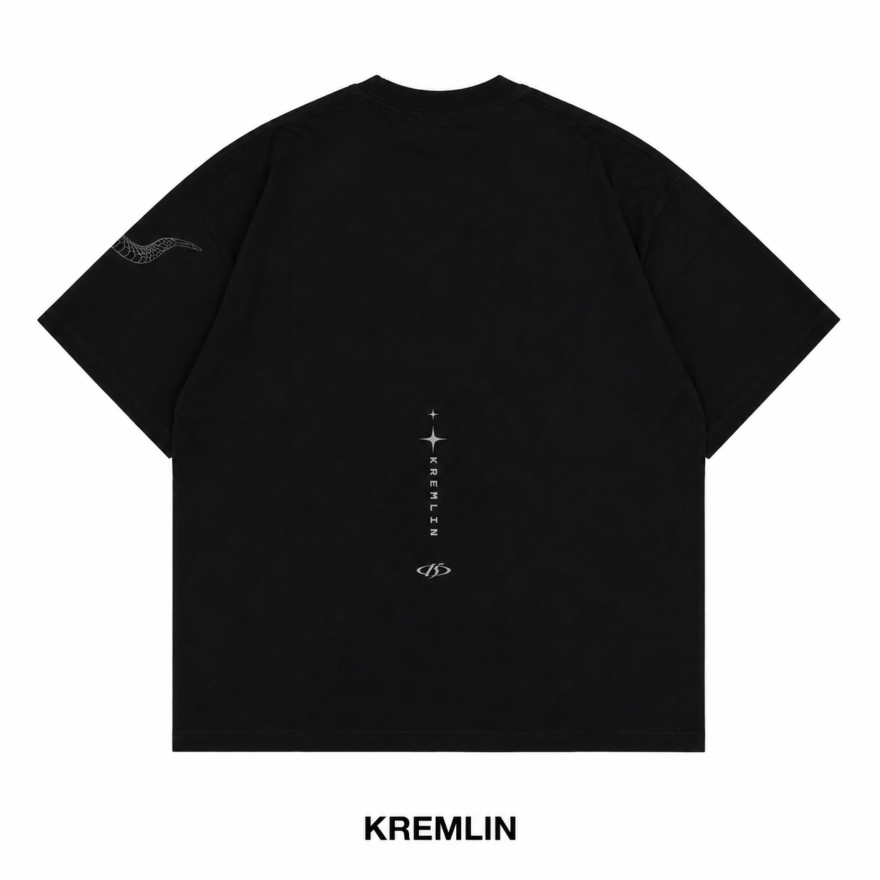 KREMLIN T-Shirt Oversized Glow in the Dark Relaxed Fit Black - Cobra image 2