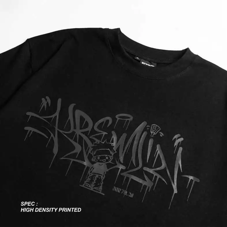 KREMLIN T-Shirt Oversized Relaxed Fit Black HD - Meltdown image 3