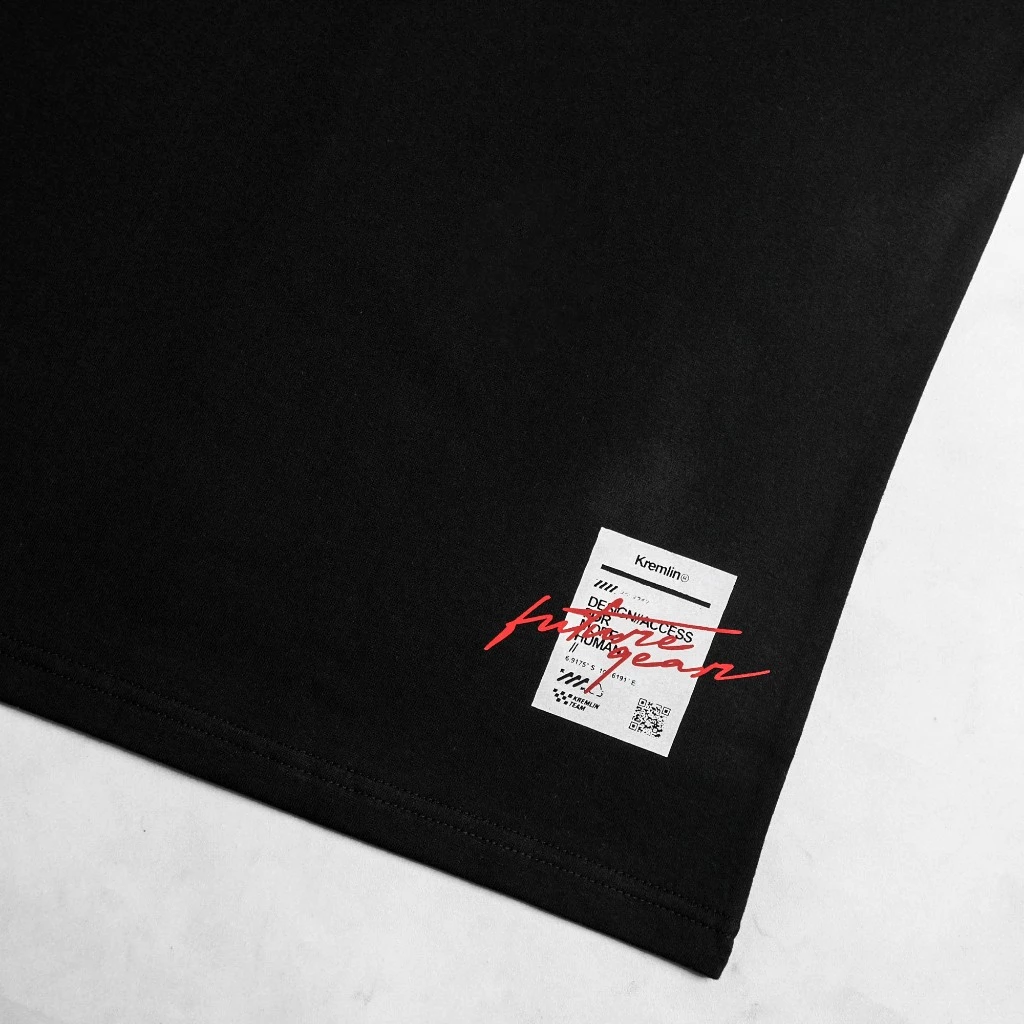 KREMLIN T-Shirt Oversized Relaxed Fit Black HD - Meltdown image 4