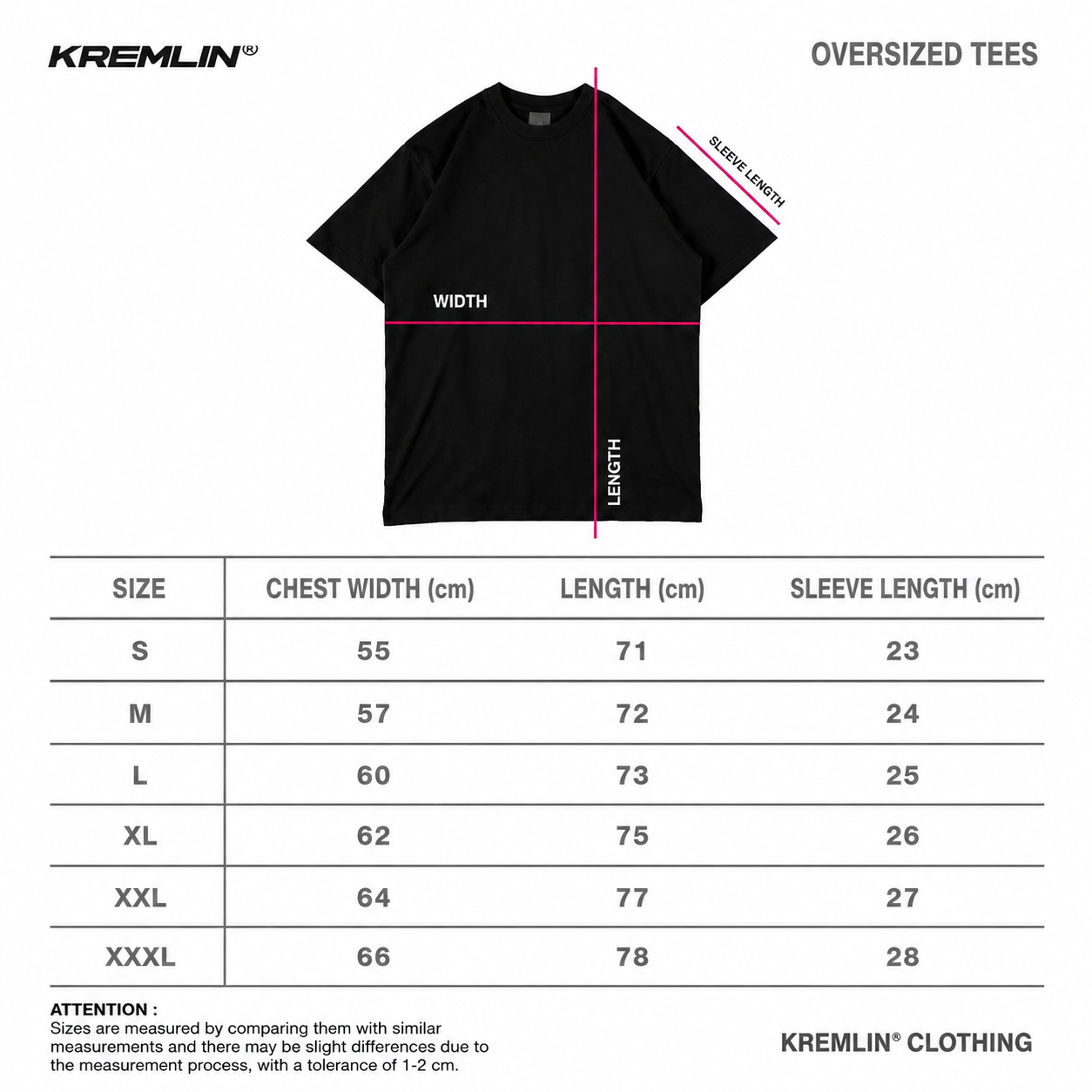 KREMLIN T-Shirt Oversized Relaxed Fit Black Puff - Groove image 5