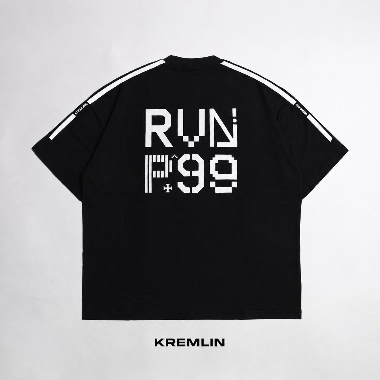 KREMLIN T-Shirt Oversized Relaxed Fit Black - RUN 99 image 2