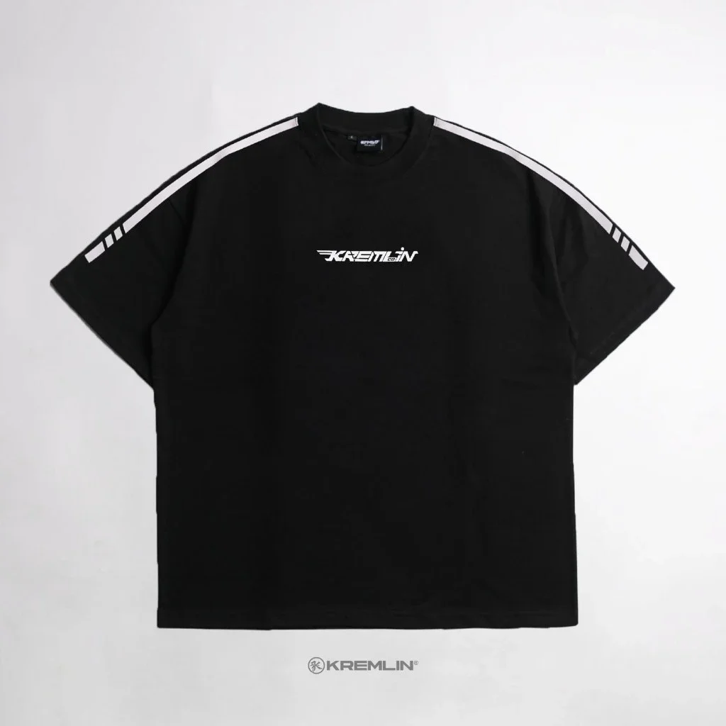KREMLIN T-Shirt Oversized Relaxed Fit Black - RUN 99