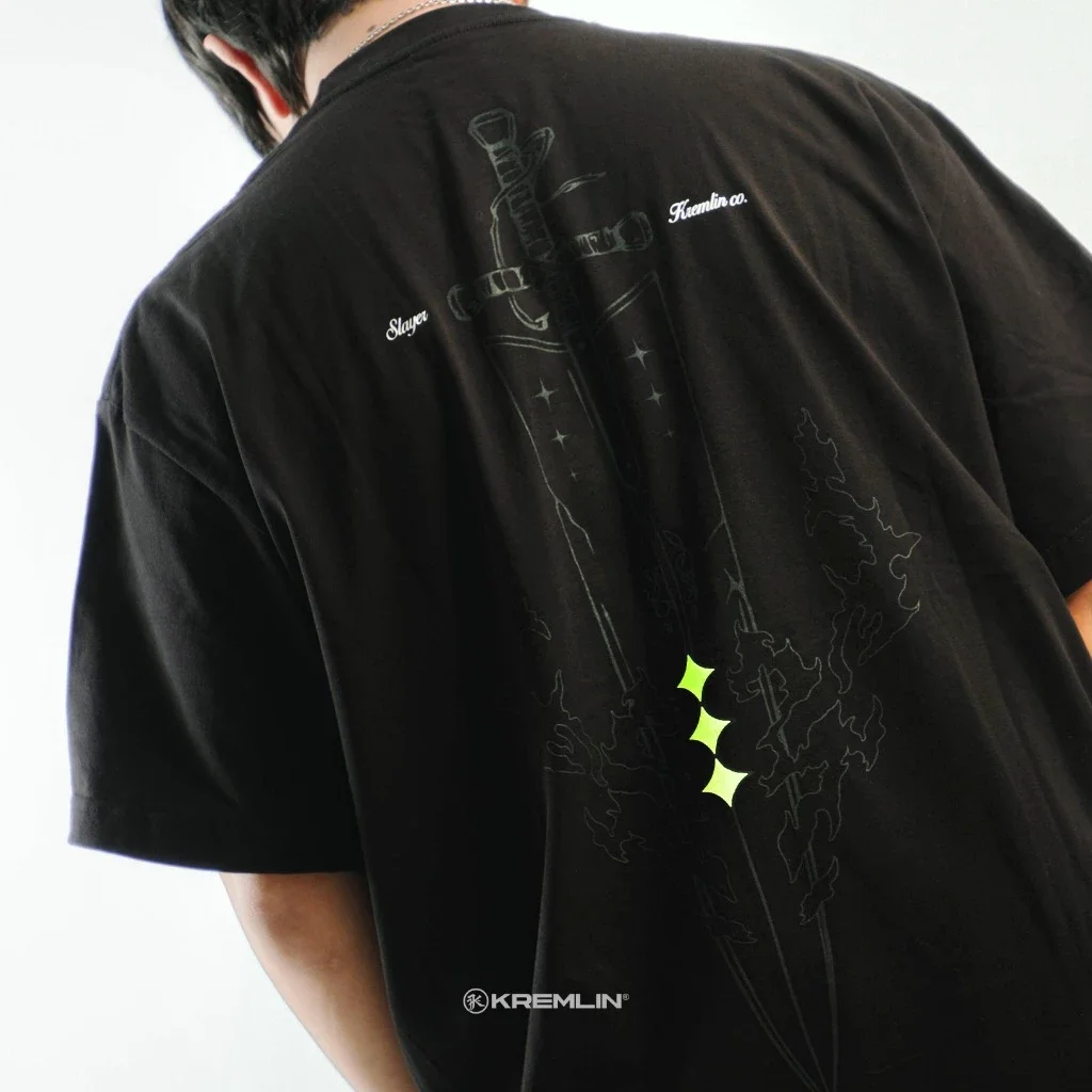 KREMLIN T-Shirt Oversized Fit Black - Anime xpremiental - Slayer image 3