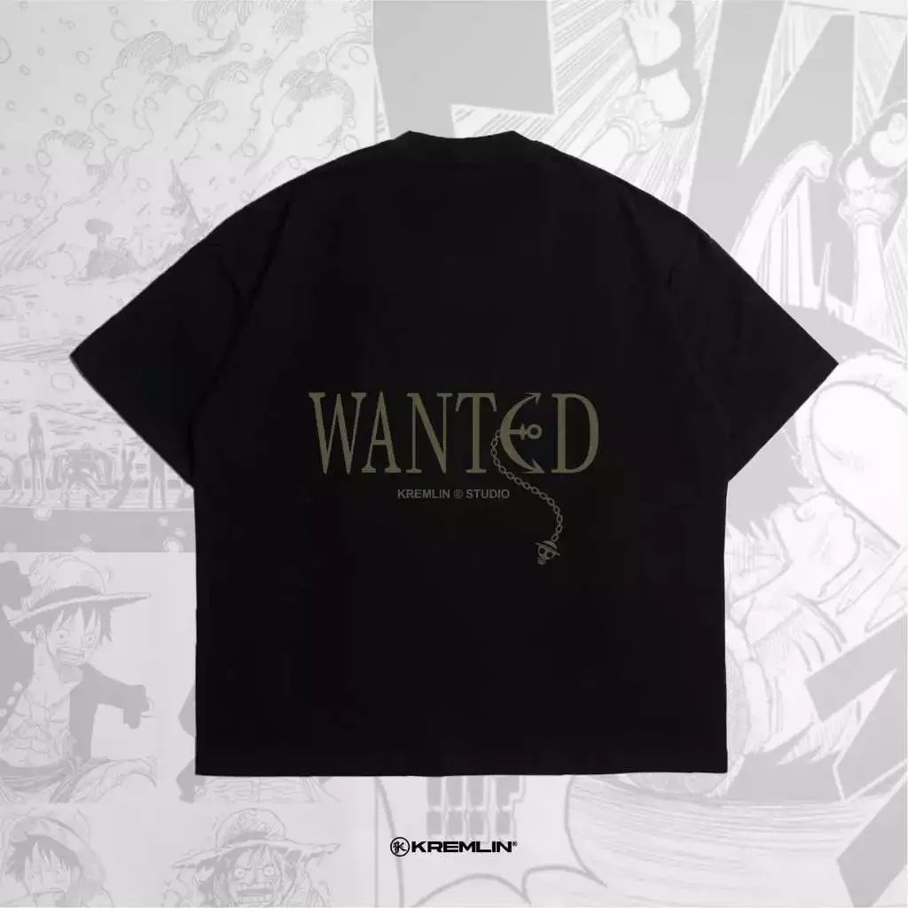 KREMLIN T-Shirt Oversized Fit Black - Anime xpremiental - Wanted image 2