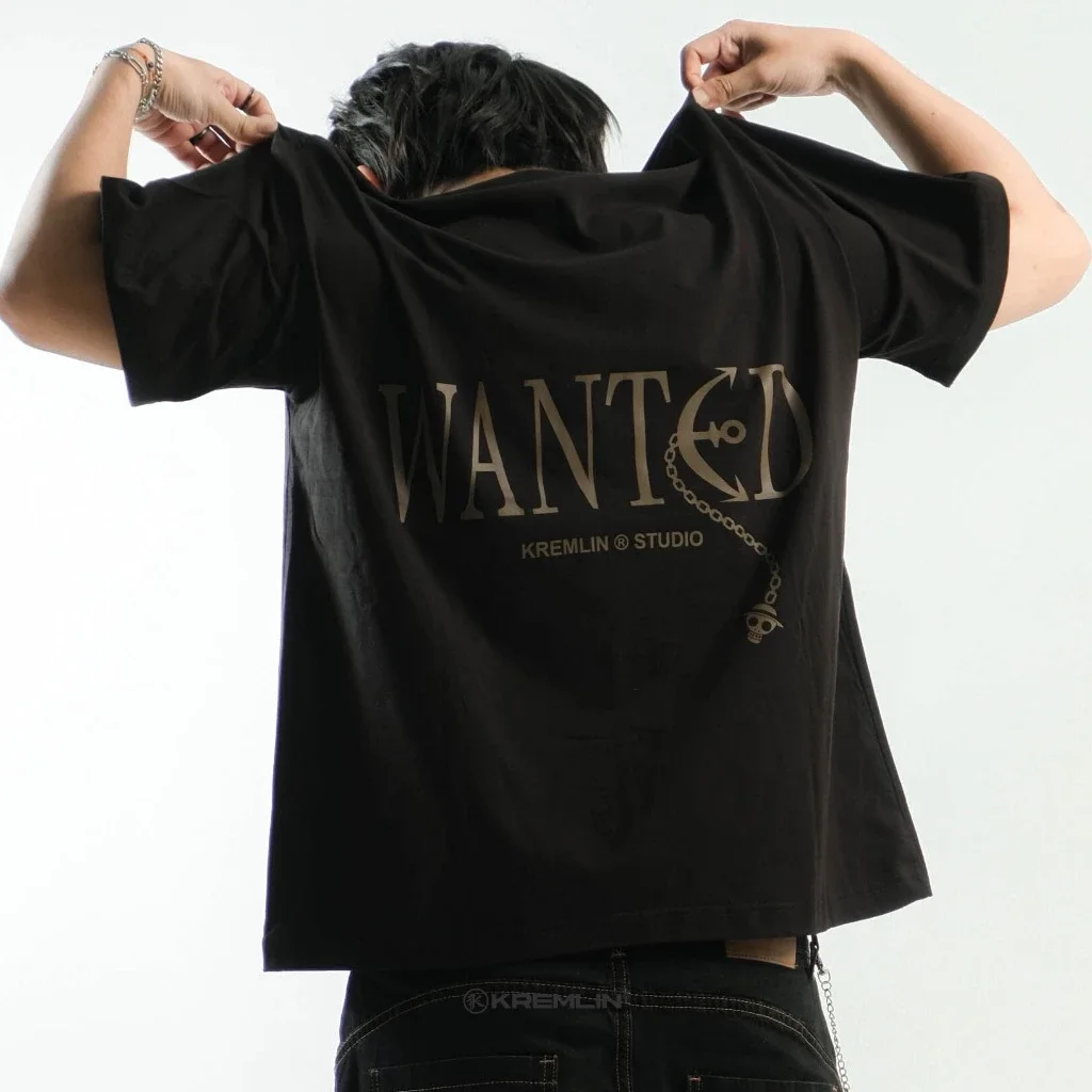 KREMLIN T-Shirt Oversized Fit Black - Anime xpremiental - Wanted image 4