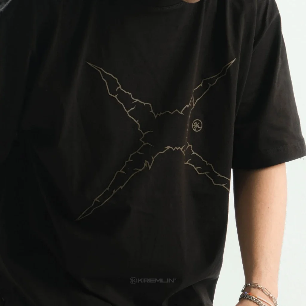 KREMLIN T-Shirt Oversized Fit Black - Anime xpremiental - Wanted image 3