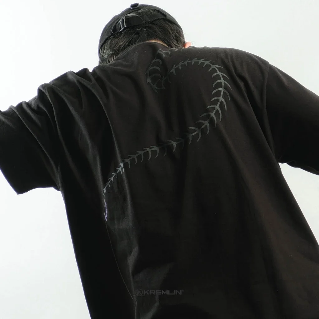 KREMLIN T-Shirt Oversized Fit Black - Anime xpremiental - Kabuto image 3
