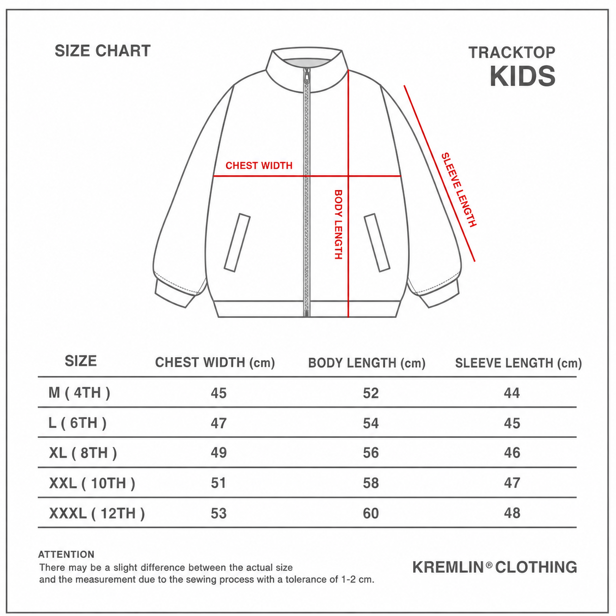 Kremlin Tracktop Suit Jacket Kids - CORNER image 3