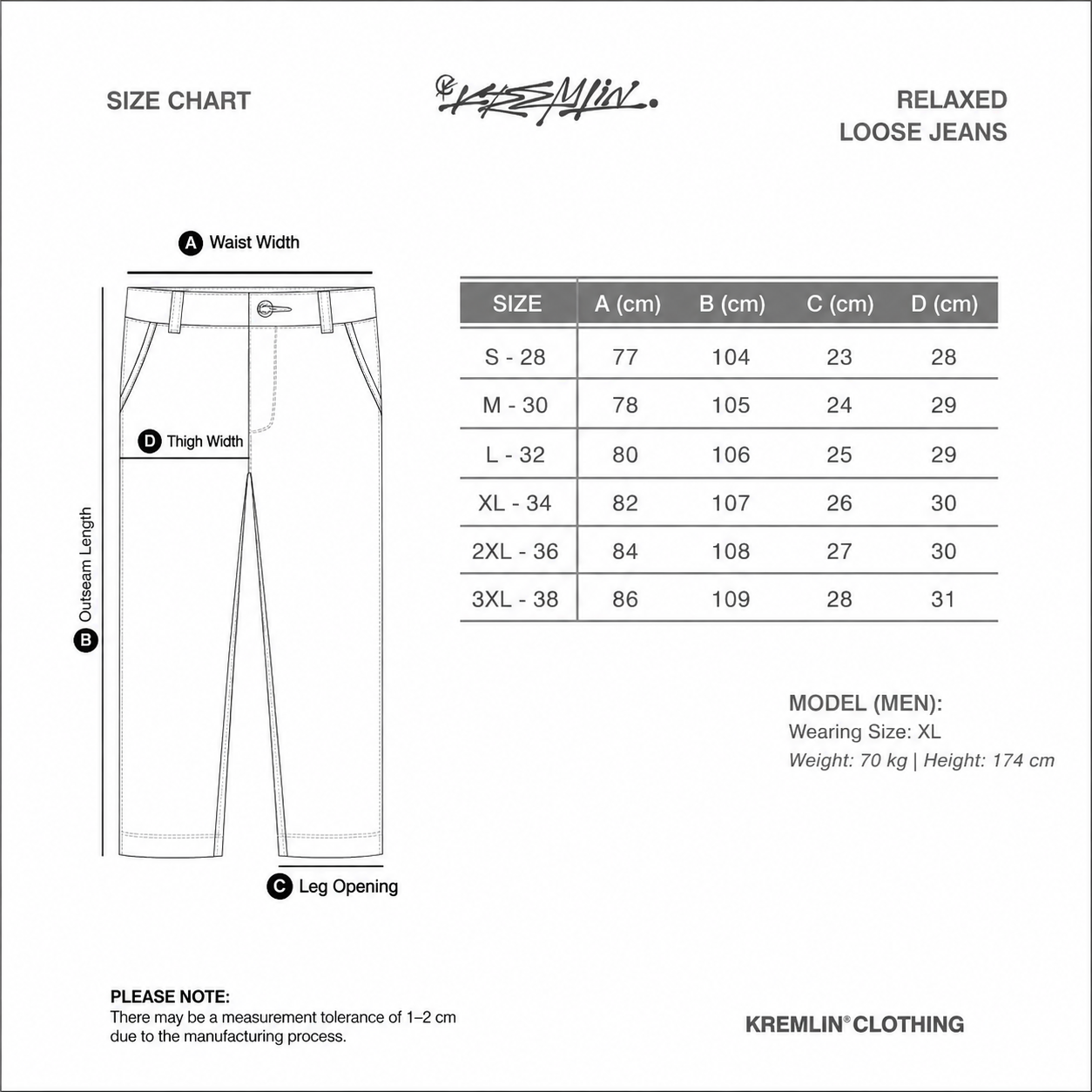 KREMLIN Loose Denim Wash Jeans - BLODIA | Black image 6