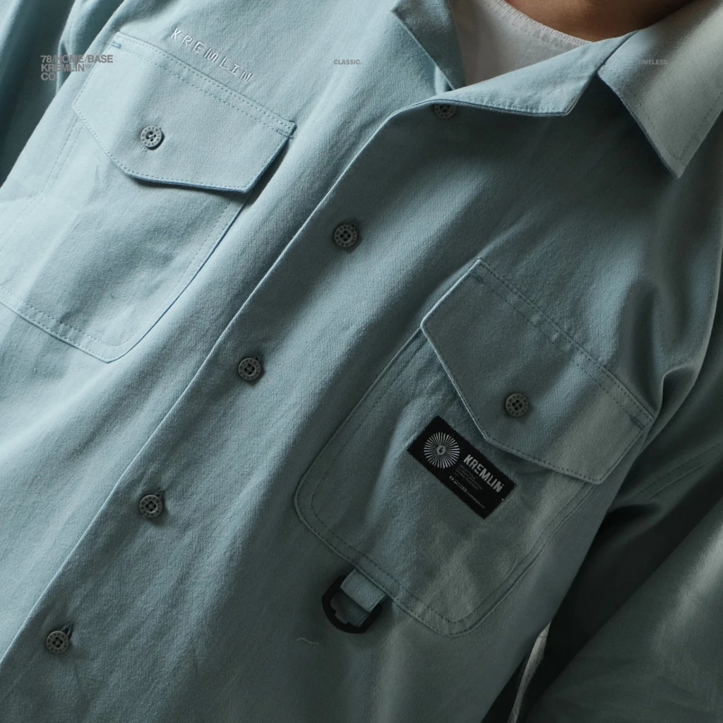 KREMLIN Short Sleeve Shirt Oversized - Nour | Sage image 4